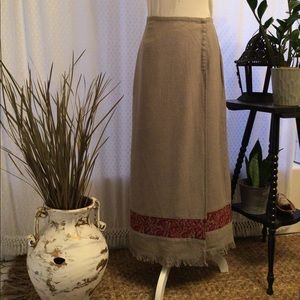 Women’s Long Wrap Skirt